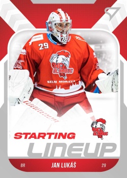 Jan Lukas Olomouc Tipsport ELH 2022/23 SportZoo 2. serie Starting LINEUP #SL-55
